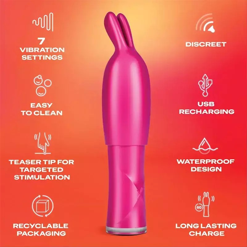 Κλασικός Δονητής 2 σε1 Durex Play Vibe & Tease Excite Me Ροζ Durex Κλασικός Δονητής 2 σε1 Durex Play Vibe & Tease Excite Me Ροζ Κλασικοί