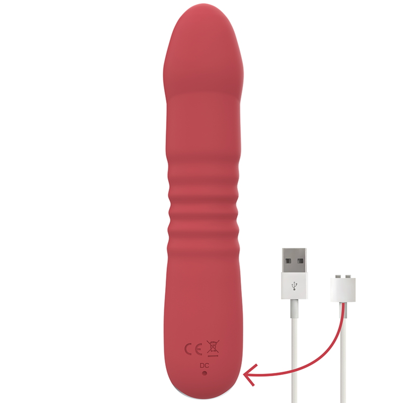 Classic Vibrator Up & Down Intense Juni Coral Intense Classic Vibrator Up & Down Intense Juni Coral Classic