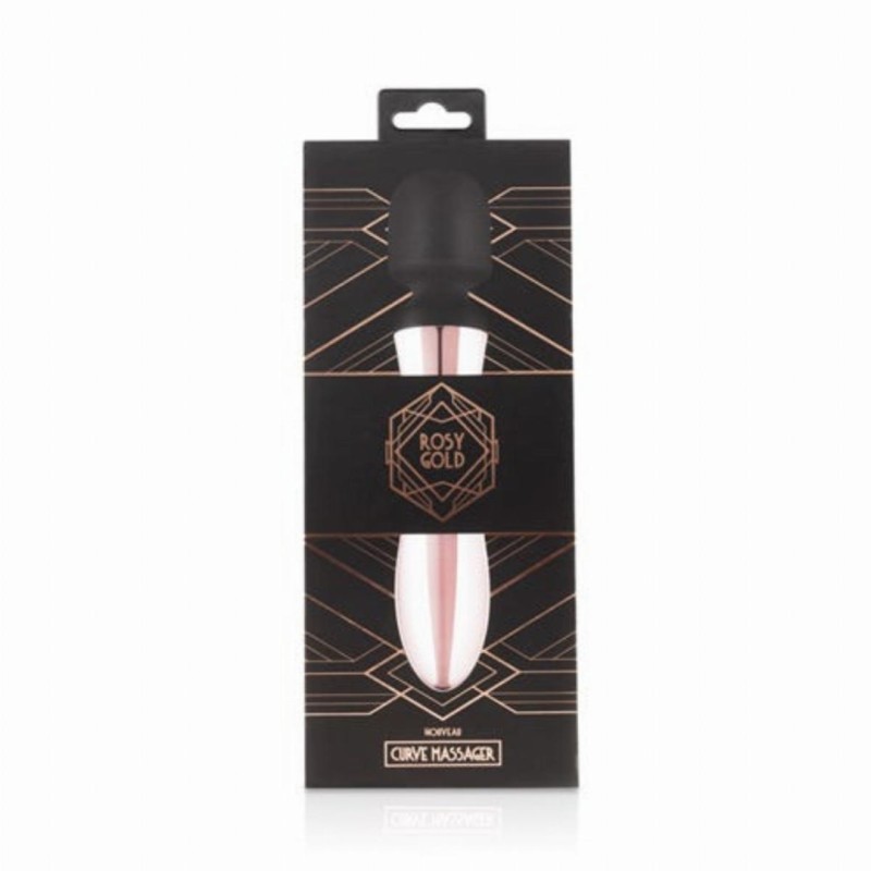 Rosy Gold Δονητής Wand Rosy Gold Nouveau Curve Massager Ροζ Χρυσό Wand