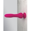 Classic Vibrator with Remote Control and Suction Cup Threesome Pink