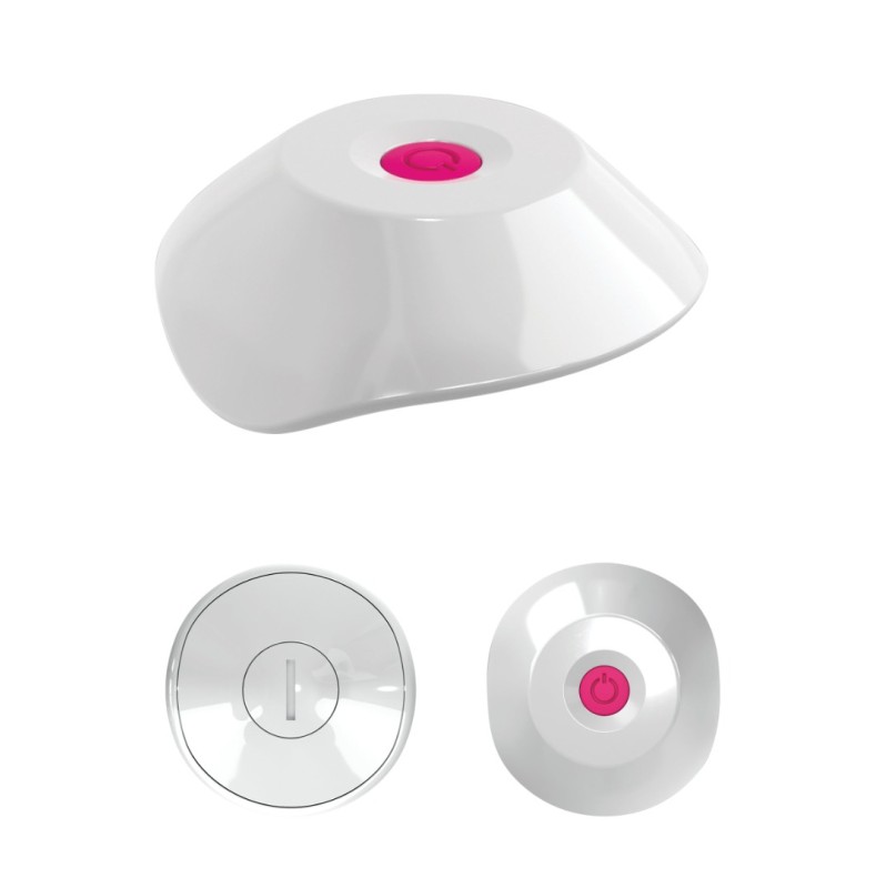 Classic Vibrator with Remote Control and Suction Cup Threesome Pink