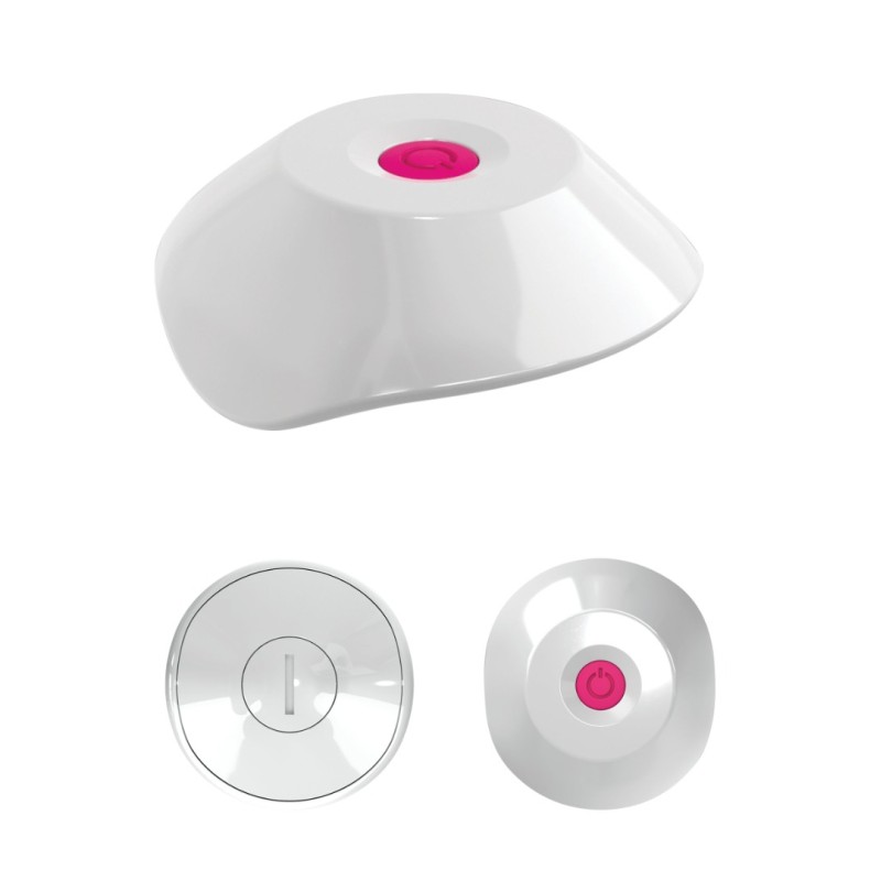 Κλασικός Δονητής με Τηλεκοντρόλ και Βεντούζα Threesome Ροζ