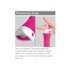 Classic Vibrator with Remote Control and Suction Cup Threesome Pink Classic Vibrator with Remote Control and Suction Cup Threesome Pink