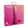 Classic Vibrator with Remote Control and Suction Cup Threesome Pink Classic Vibrator with Remote Control and Suction Cup Threesome Pink
