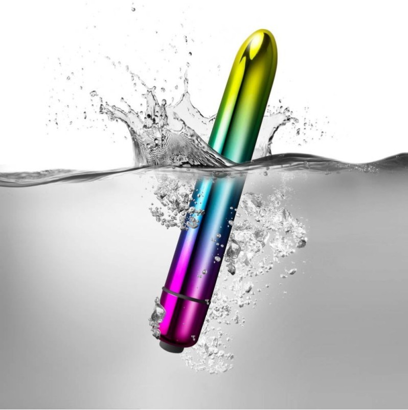 Classic Vibrator Rocks Off Prism Metallic Rainbow