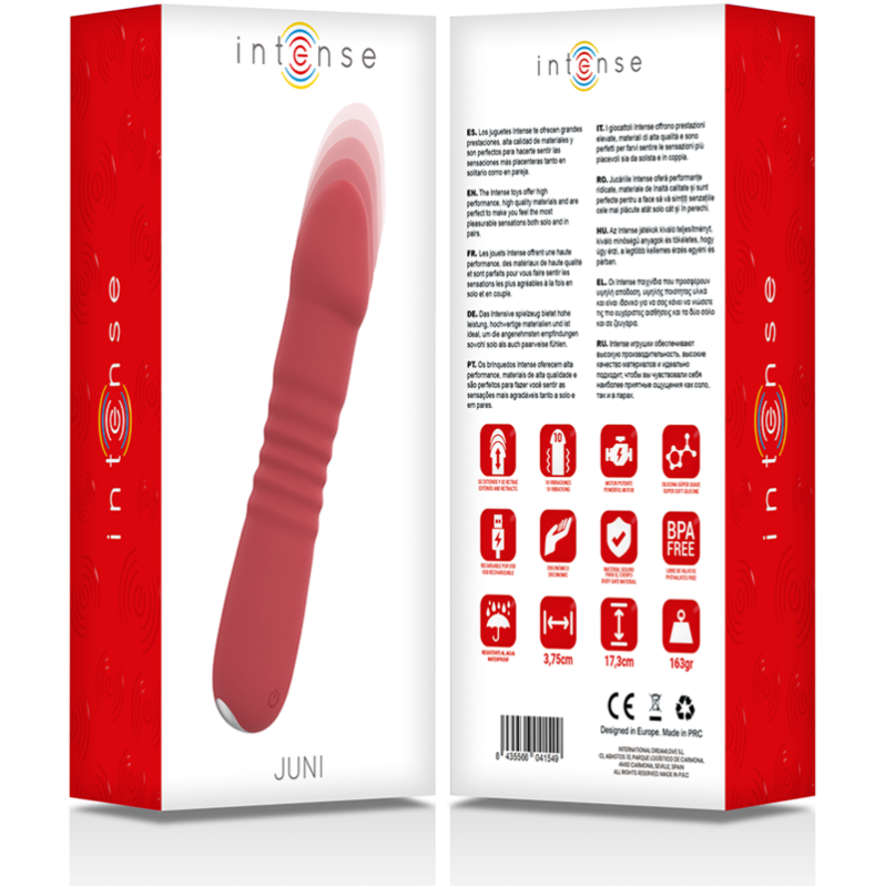 Classic Vibrator Up & Down Intense Juni Coral