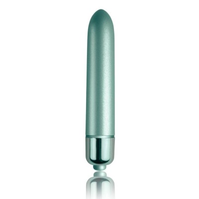 Bullet Vibrator Rocks Off Touch of Velvet Aqua Lily Blue Bullet Vibrator Rocks Off Touch of Velvet Aqua Lily Blue