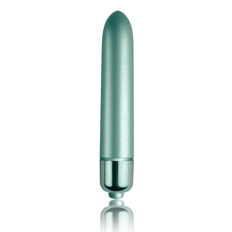 Bullet Vibrator Rocks Off Touch of Velvet Aqua Lily Blue