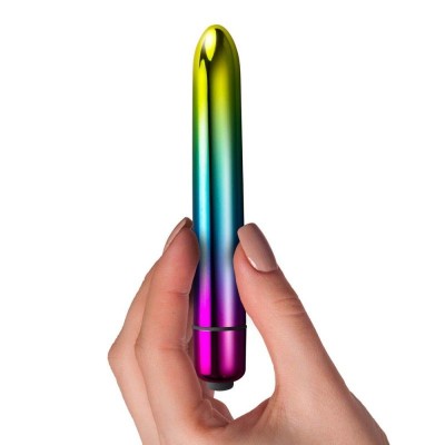 Classic Vibrator Rocks Off Prism Metallic Rainbow