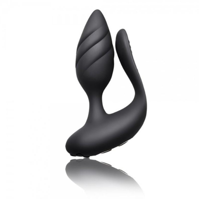 Butt Plug With Remote Control Rocks-Off Cocktail Black