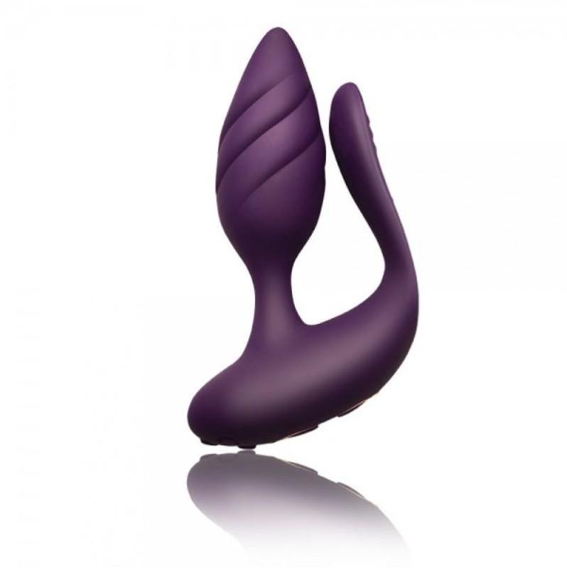 Butt Plug With Remote Control Rocks-Off Cocktail Purple