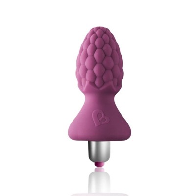 Butt Plug Rocks-Off Ass Berries Raspberry Purple
