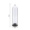 STD Penis Pump STD with 4 Silicone Sleeves Clear Penis Pumps