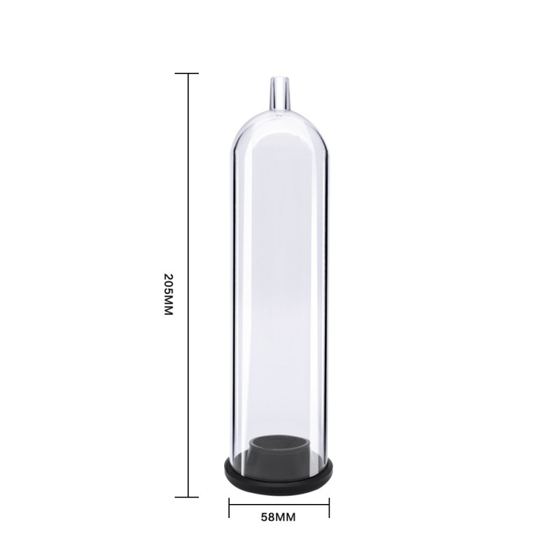 STD Penis Pump STD with 4 Silicone Sleeves Clear Penis Pumps