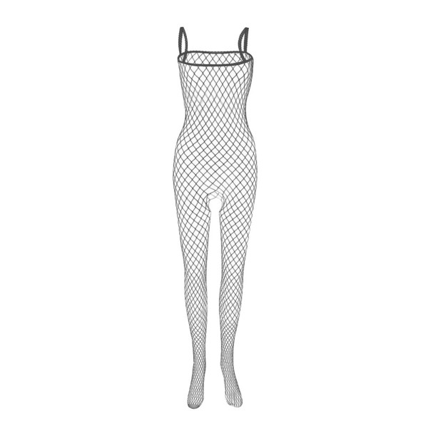 Ολόσωμο Καλσόν Crotchless STD Pamela Μαύρο