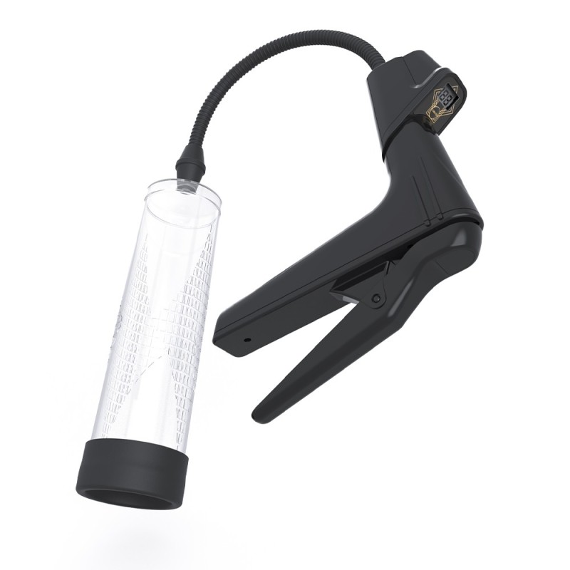 STD Penis Pump STD Air Gun with LCD Display Clear Penis Pumps