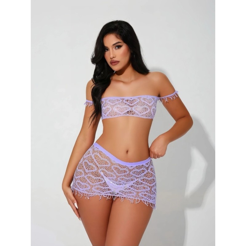 Μίνι Φόρεμα με Σουτιέν STD Stretchy Λιλά STD Μίνι Φόρεμα με Σουτιέν STD Stretchy Λιλά Φορέματα
