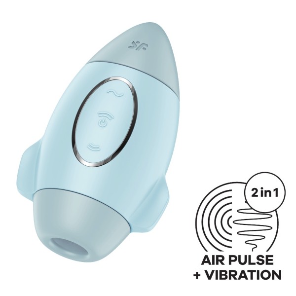 Clitoral Vibrator Satisfyer Mission Control Light Blue