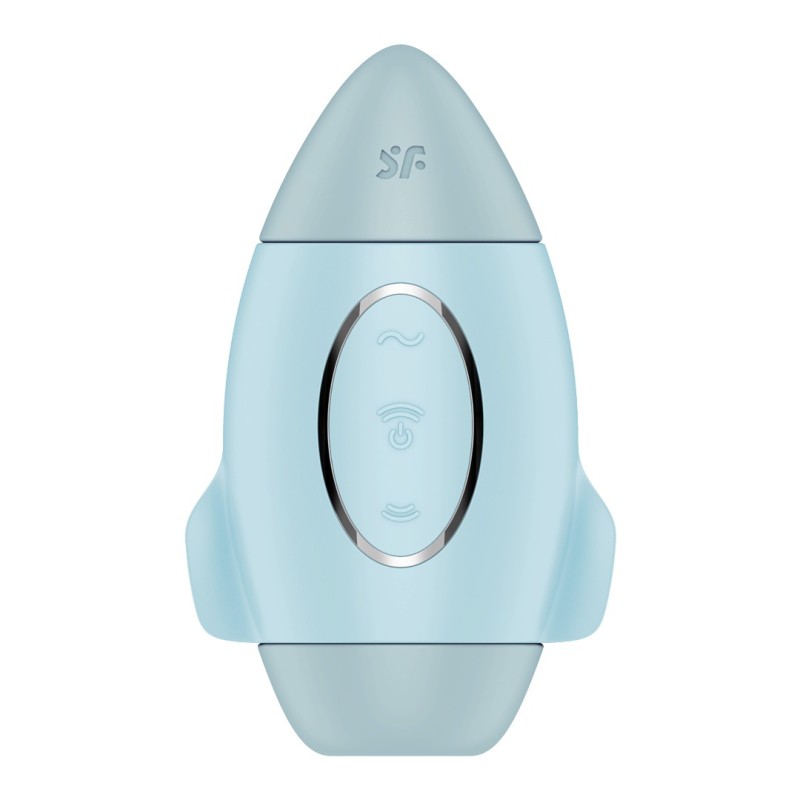 Satisfyer Clitoral Vibrator Satisfyer Mission Control Light Blue Clit Toys