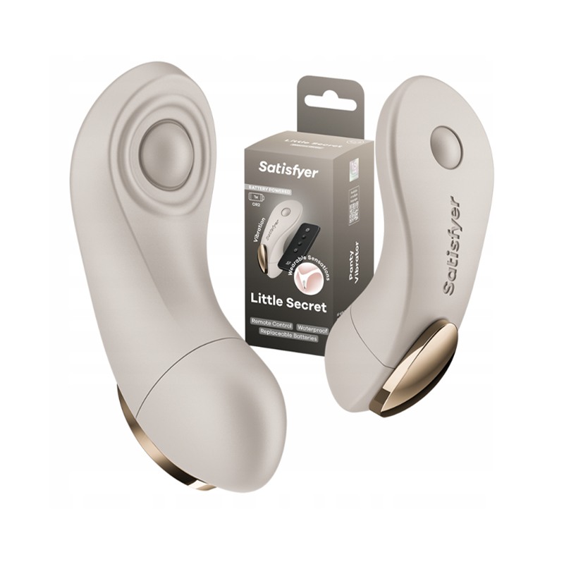 Satisfyer Underwear Vibrator Satisfyer Little Secret Battery White Panty Vibrators