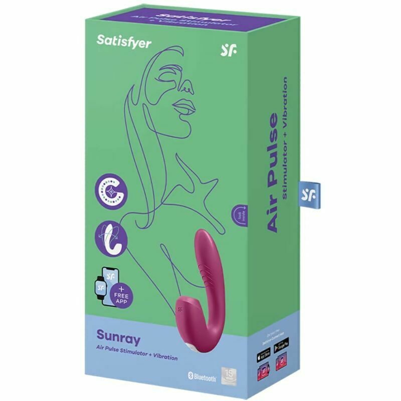 Κλειτοριδικός & G-Spot Δονητής Satisfyer Sunray Μπορντό Satisfyer Κλειτοριδικός & G-Spot Δονητής Satisfyer Sunray Μπορντό G-Spot