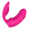Clitoral Vibrator Dreamtoys with Remote Control Remote Duo Pleaser Pink