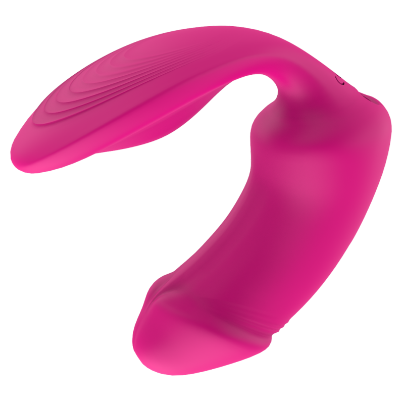 Clitoral Vibrator Dreamtoys with Remote Control Remote Duo Pleaser Pink