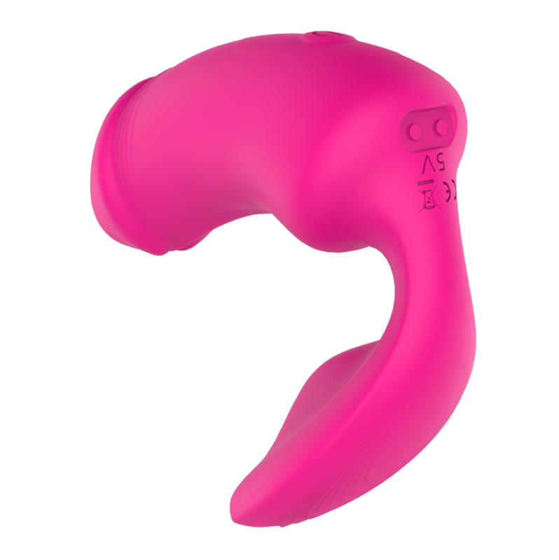 Clitoral Vibrator Dreamtoys with Remote Control Remote Duo Pleaser Pink