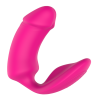 Clitoral Vibrator Dreamtoys with Remote Control Remote Duo Pleaser Pink