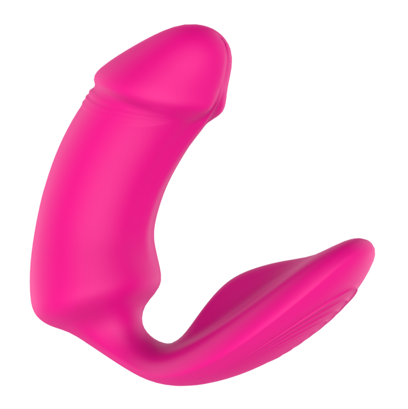 Clitoral Vibrator Dreamtoys with Remote Control Remote Duo Pleaser Pink