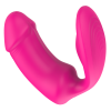 Clitoral Vibrator Dreamtoys with Remote Control Remote Duo Pleaser Pink