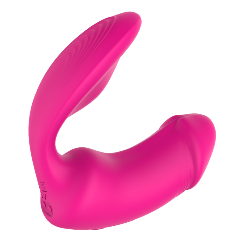 Clitoral Vibrator Dreamtoys with Remote Control Remote Duo Pleaser Pink