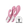 Φουσκωτός Δονητής Rabbit Satisfyer Air Pump Bunny 2 Ροζ Φουσκωτός Δονητής Rabbit Satisfyer Air Pump Bunny 2 Ροζ