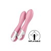 Inflatable G-Spot Vibrator Satisfyer Air Pump 2 Pink