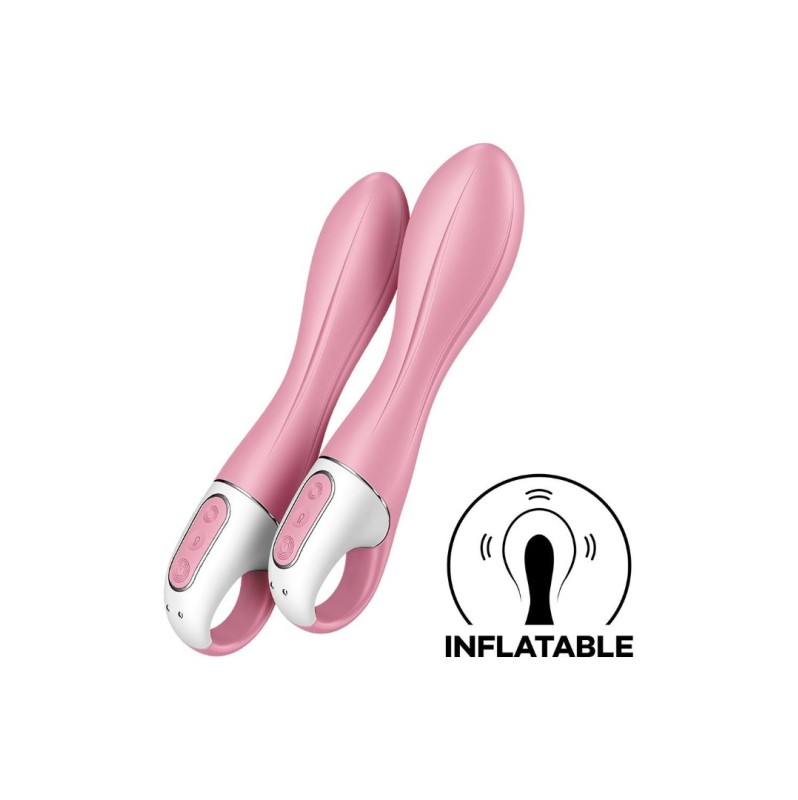 Inflatable G-Spot Vibrator Satisfyer Air Pump 2 Pink
