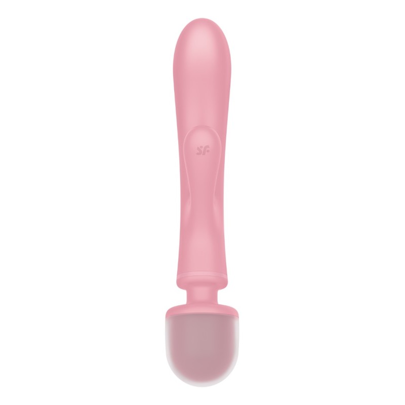 Satisfyer Rabbit & Wand Vibrator Satisfyer Triple Lover Pink Rabbit
