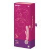 Satisfyer Rabbit & Wand Vibrator Satisfyer Triple Lover Pink Rabbit