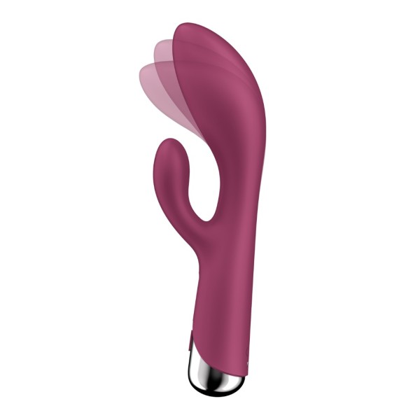 Δονητής Rabbit Satisfyer Spinning Rabbit 1 Μπορντό