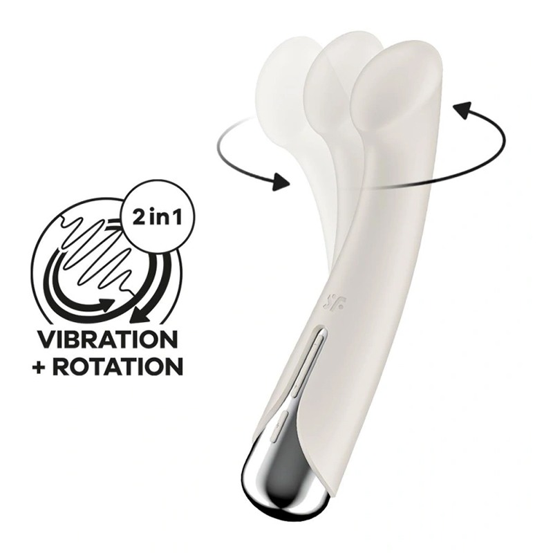G-Spot Vibrator Spinning G-Spot 1 White