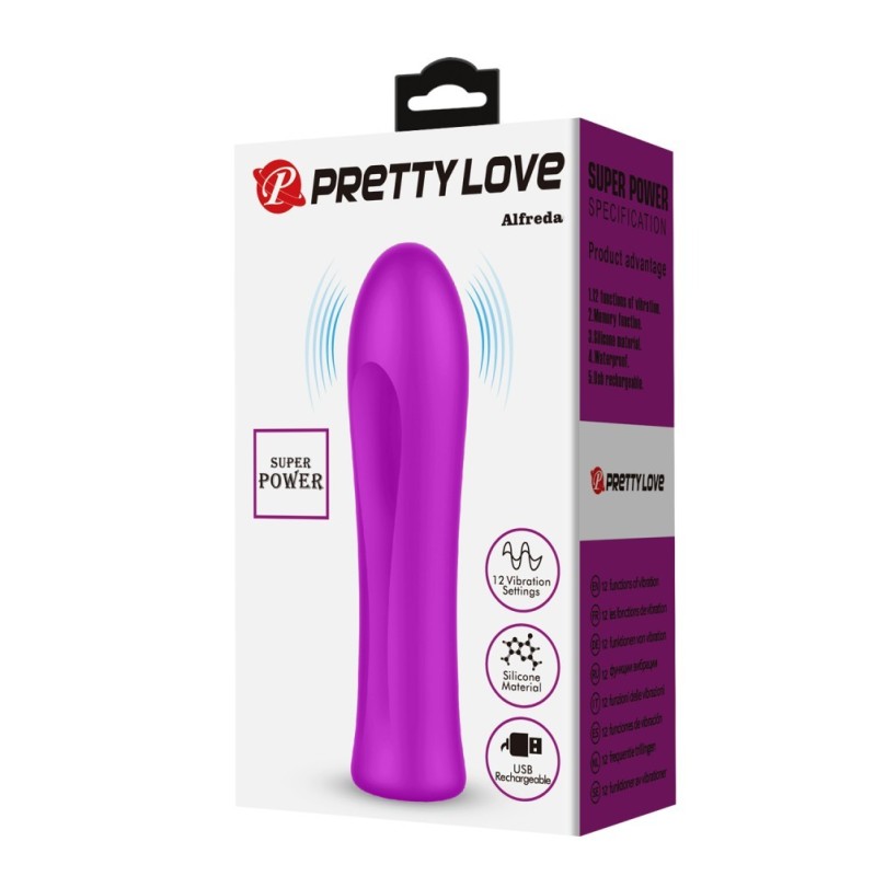 Bullet Vibrator Pretty Love Alfreda Purple 