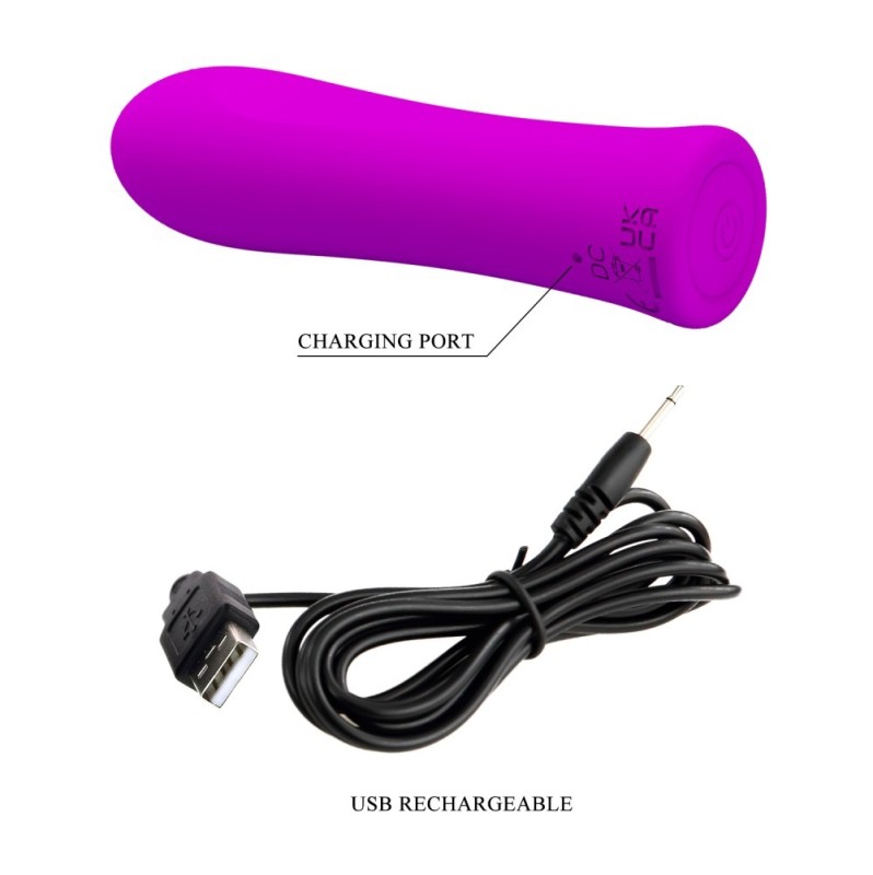 Bullet Vibrator Pretty Love Alfreda Purple 