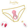 Underwear Vibrator with Remote Control Erospace Sweet Play Pink