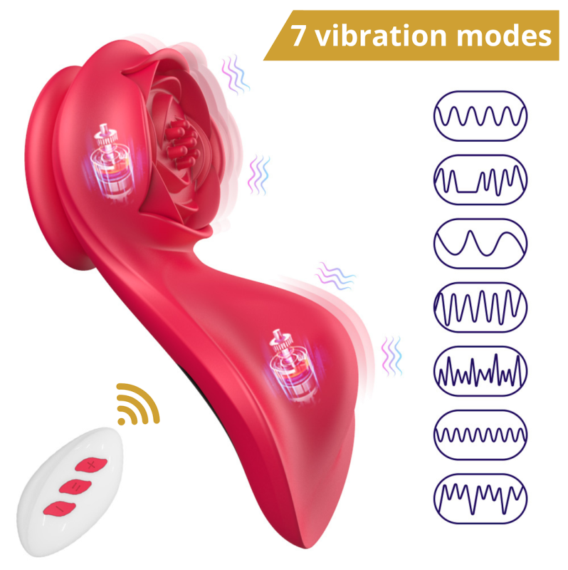 Underwear Vibrator with Remote Control Erospace Sweet Play Pink