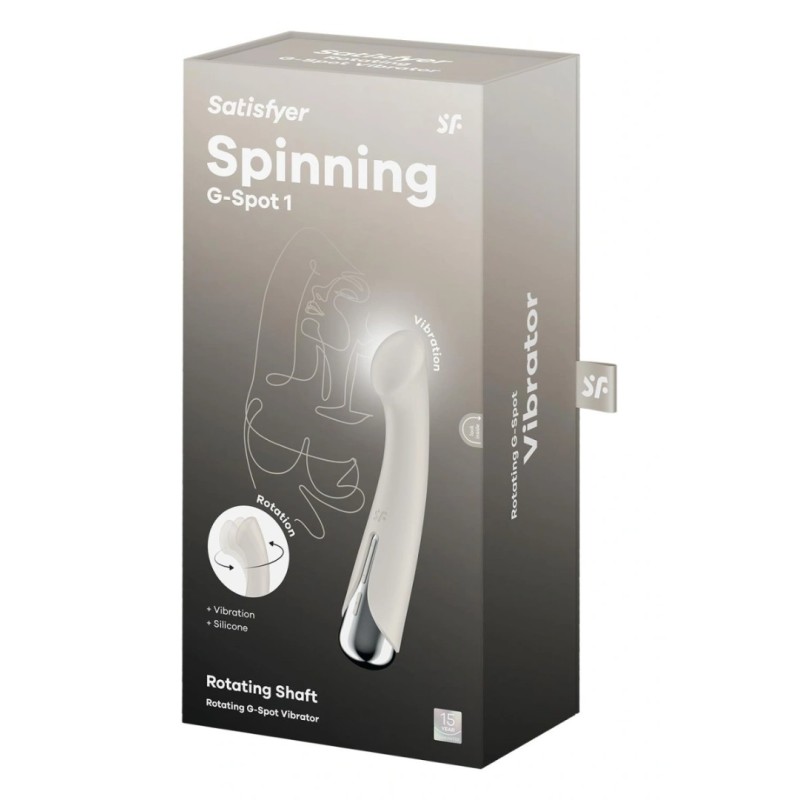 G-Spot Vibrator Satisfyer Spinning G-Spot 1 White Satisfyer G-Spot Vibrator Satisfyer Spinning G-Spot 1 White G-Spot