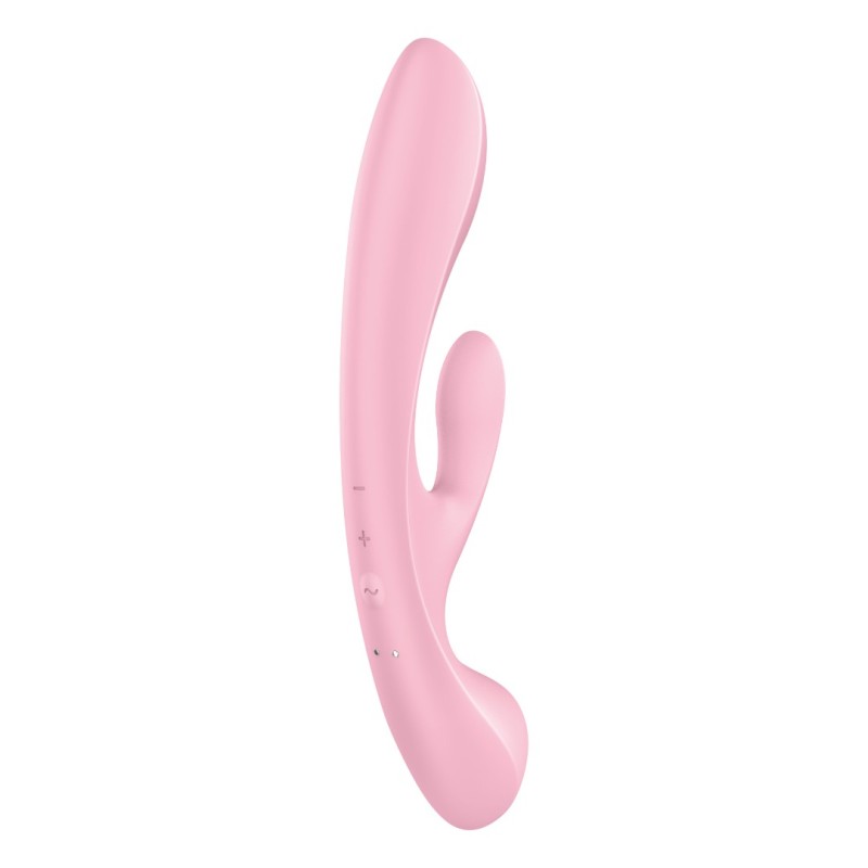 Satisfyer Rabbit Vibrator Satisfyer Triple Oh Pink Solo Play