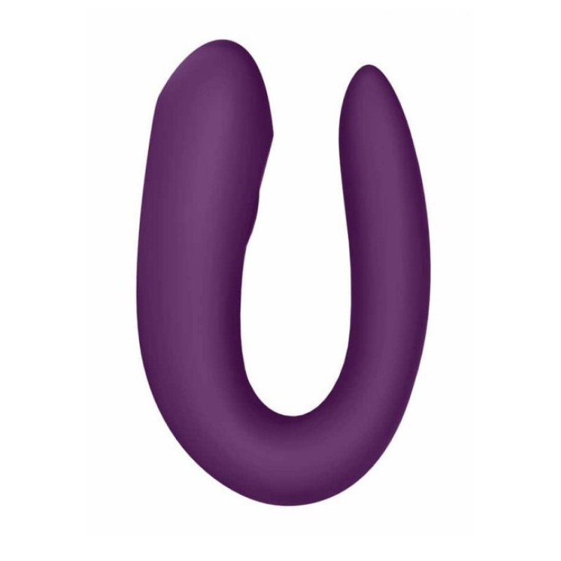 Satisfyer Couples Vibrator Satisfyer Double Joy Violet Sex Toys For Couples