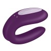 Satisfyer Couples Vibrator Satisfyer Double Joy Violet Sex Toys For Couples