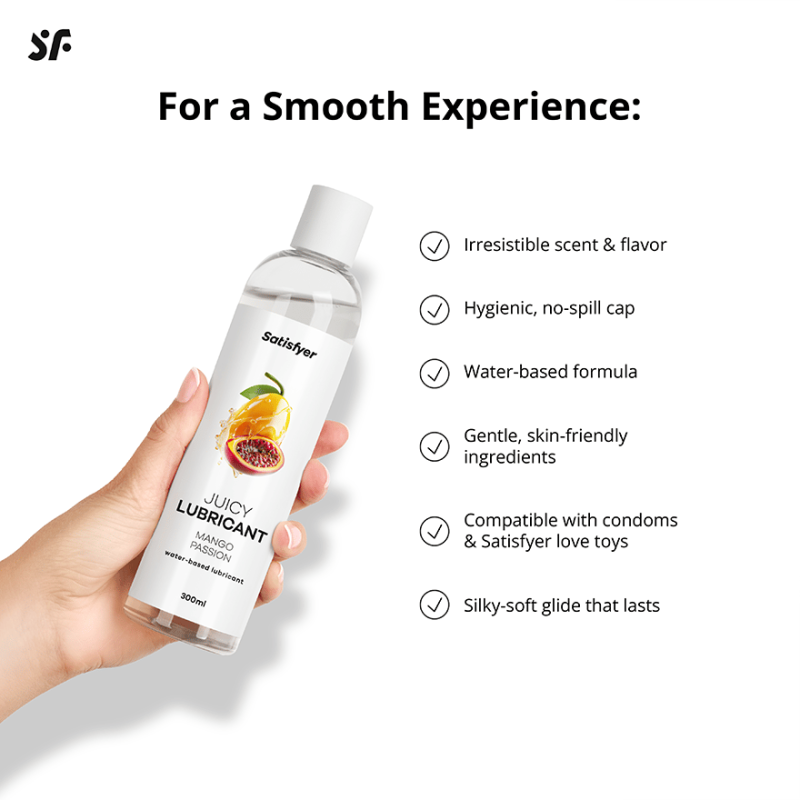 Water Based Lubricant Satisfyer Juicy Lubricant Mango & Passion 300ml