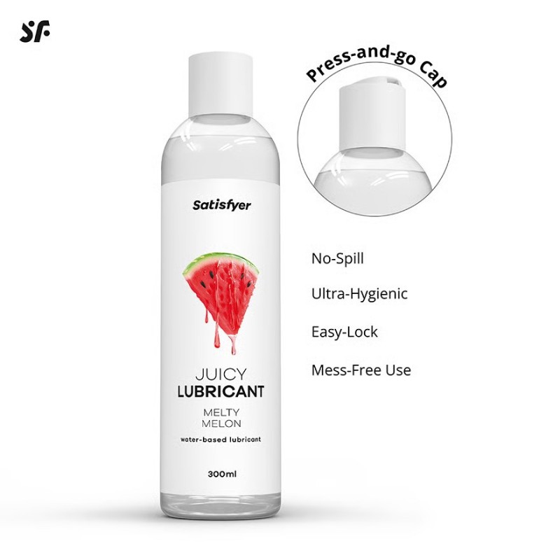Satisfyer Λιπαντικό Νερού Με Γεύση Καρπούζι Satisfyer Juicy Lubricant 300ml Νερού