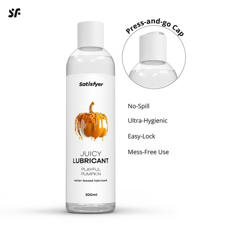 Satisfyer Λιπαντικό Νερού Με Γεύση Κολοκύθα Satisfyer Juicy Lubricant 300ml Νερού
